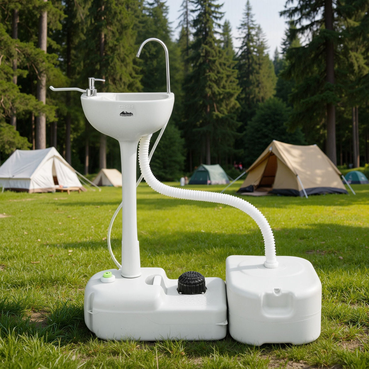 Portable Camping Hand Wash Basin 43L - Weisshorn, view 9