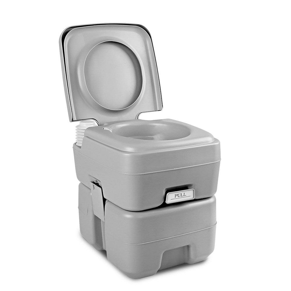 20L Portable Camping Toilet – Grey