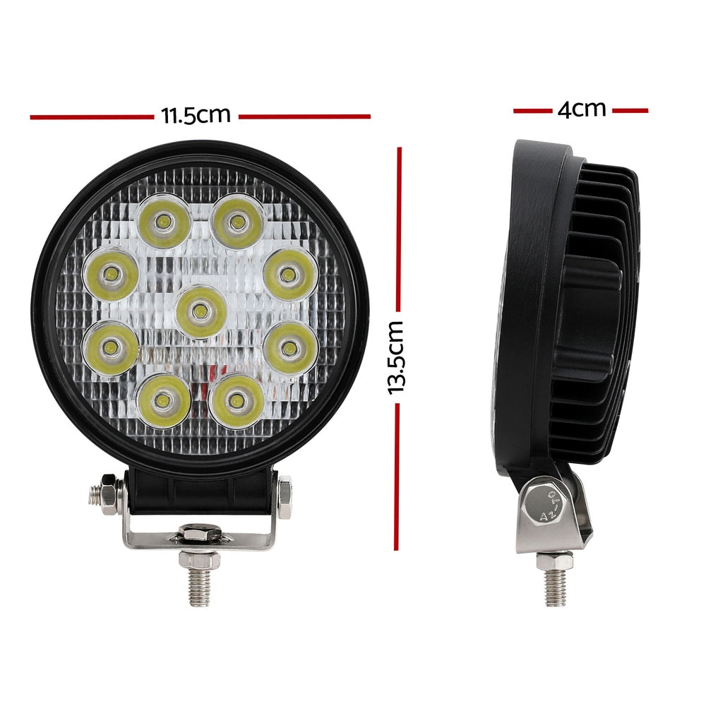 Pair 4.5 Inch LED Driving Lights 12V/24V, view 2