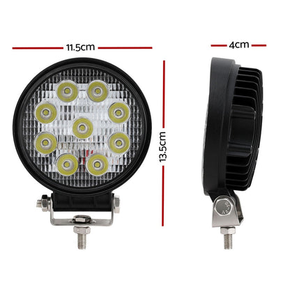 Pair 4.5 Inch LED Driving Lights 12V/24V, view 2
