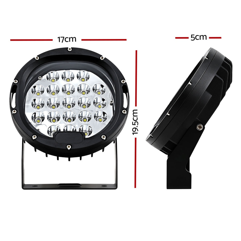 Pair 7 Inch LED Driving Lights 12V/24V, view 2