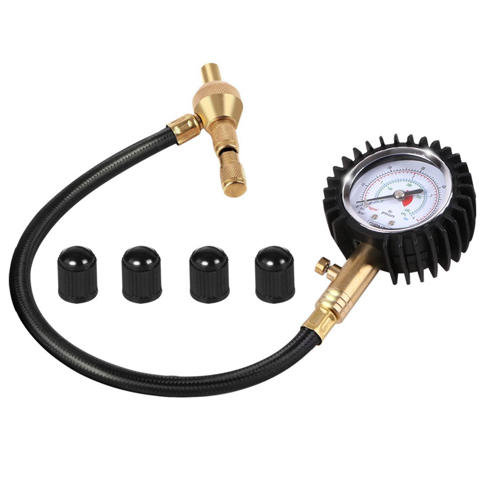 Rapid Tyre Deflator with Pressure Gauge - Giantz