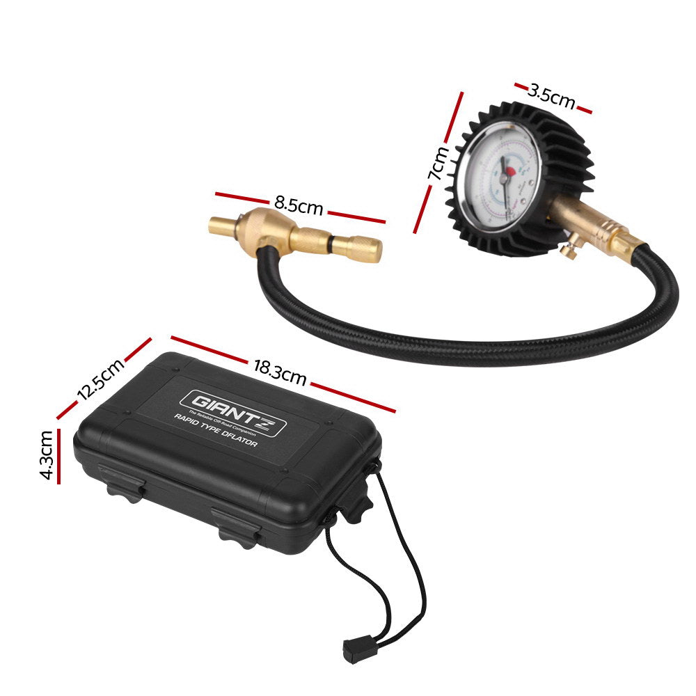 Rapid Tyre Deflator with Pressure Gauge - Giantz, view 2