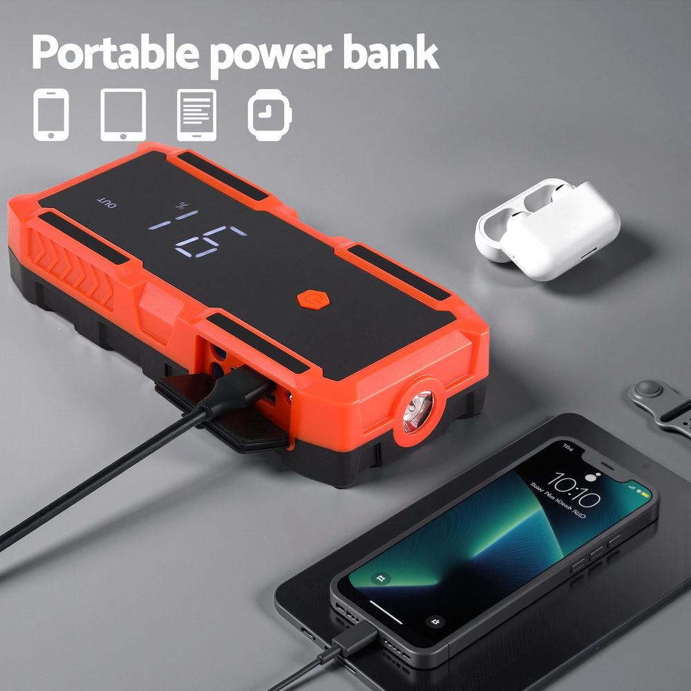 Portable Car Jump Starter 3000A 12V, view 6