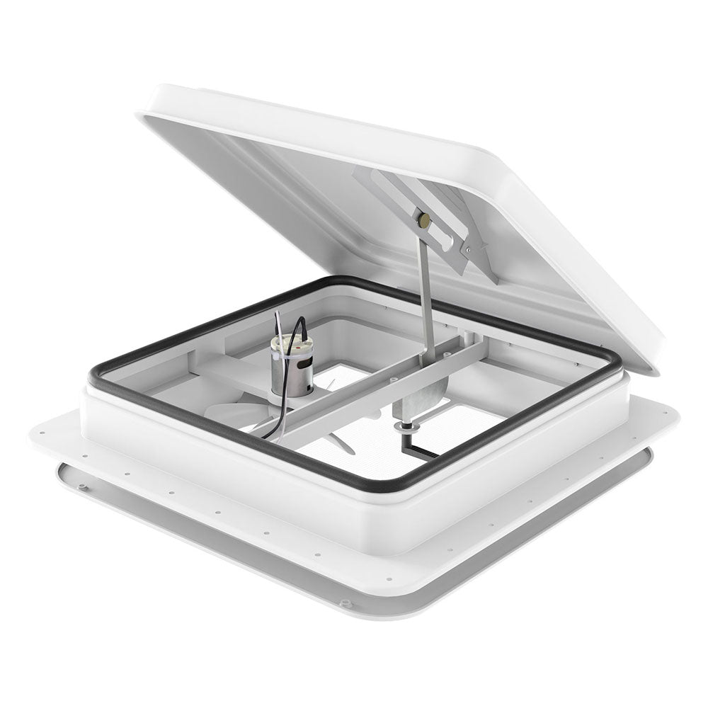 12V Caravan Roof Vent Fan - White