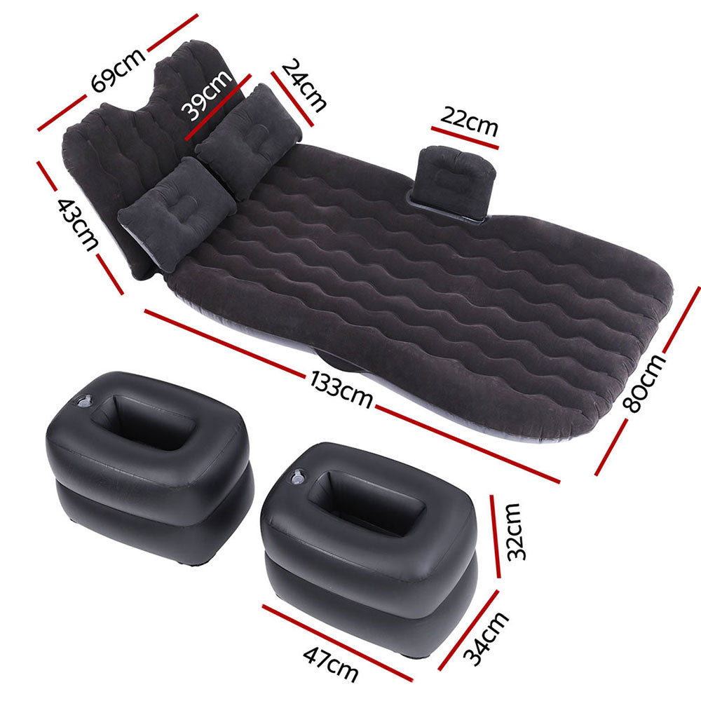 Inflatable Car Mattress 176 x 80cm - Weisshorn Charcoal, view 2