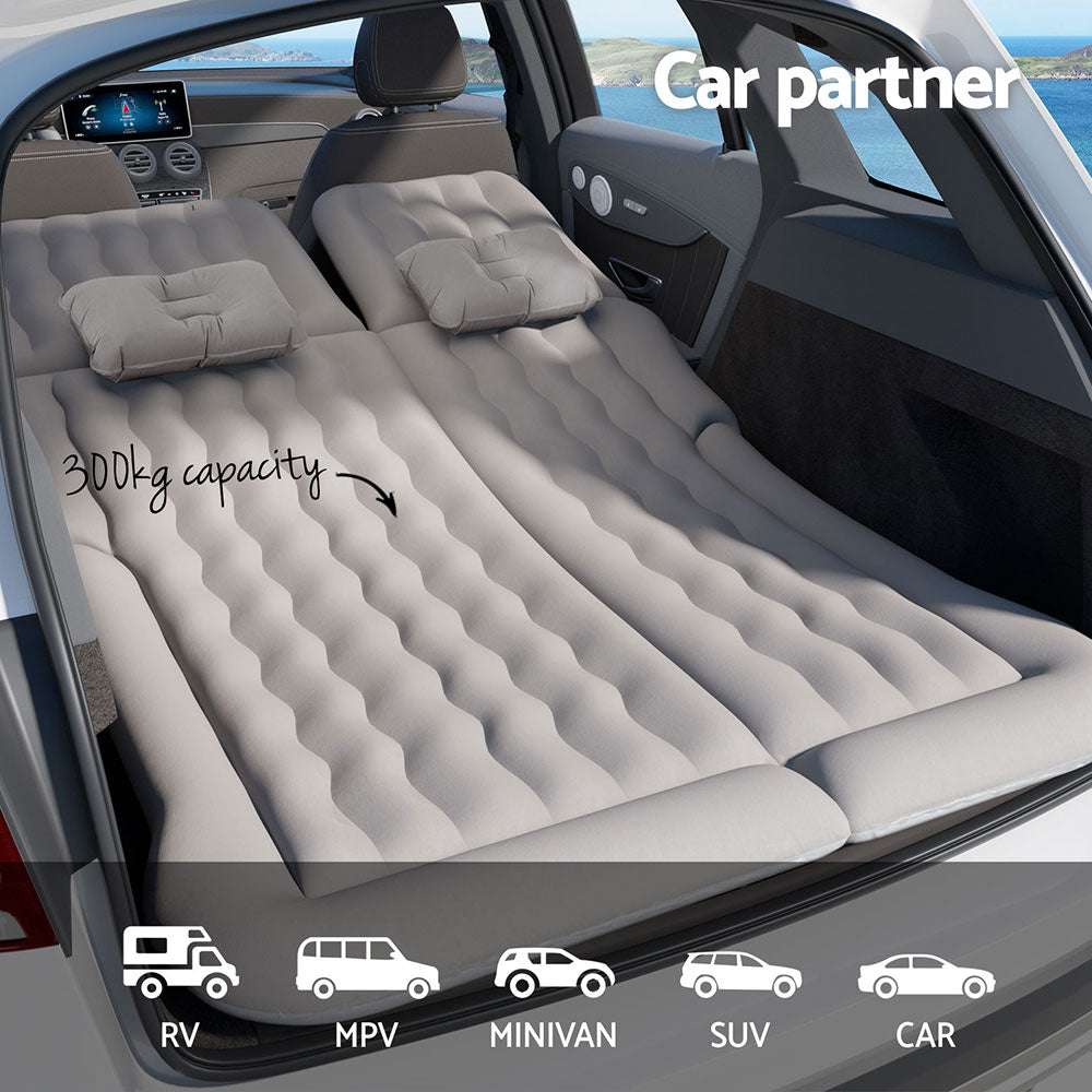 Inflatable Car Mattress 175 x 130cm - Weisshorn Grey, view 4