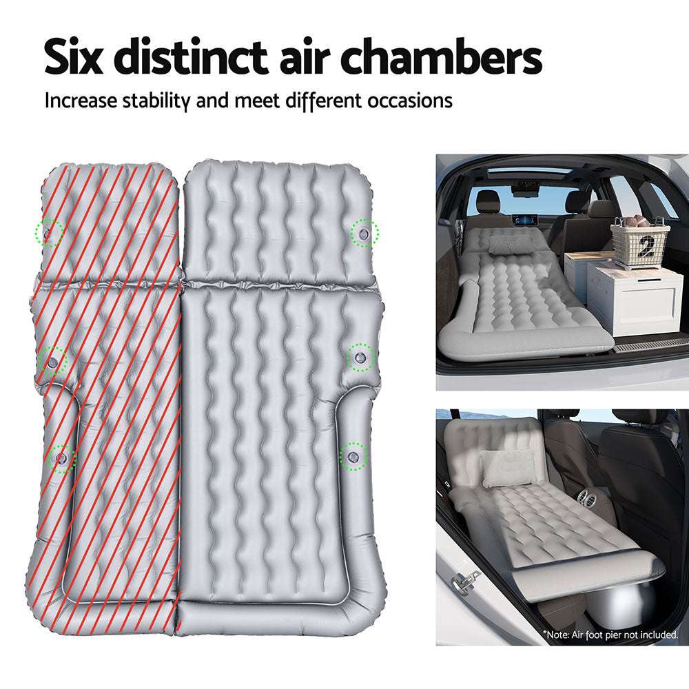 Inflatable Car Mattress 175 x 130cm - Weisshorn Grey, view 5