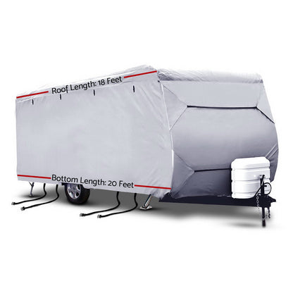 Weisshorn 18-20ft Caravan Cover | 4 Layer UV & Weather Protection, view 2