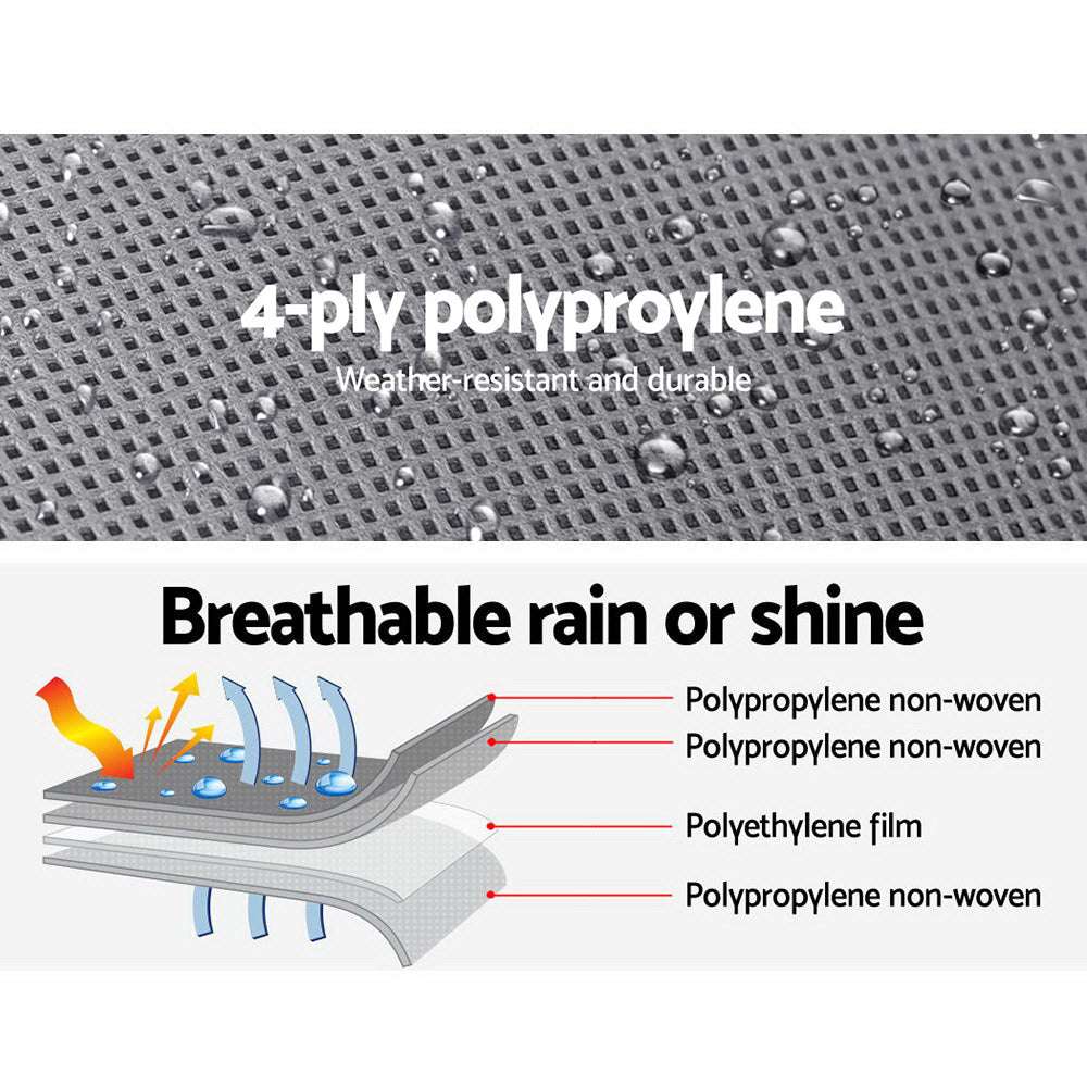 Weisshorn Caravan Cover 16-18ft - Grey, view 3