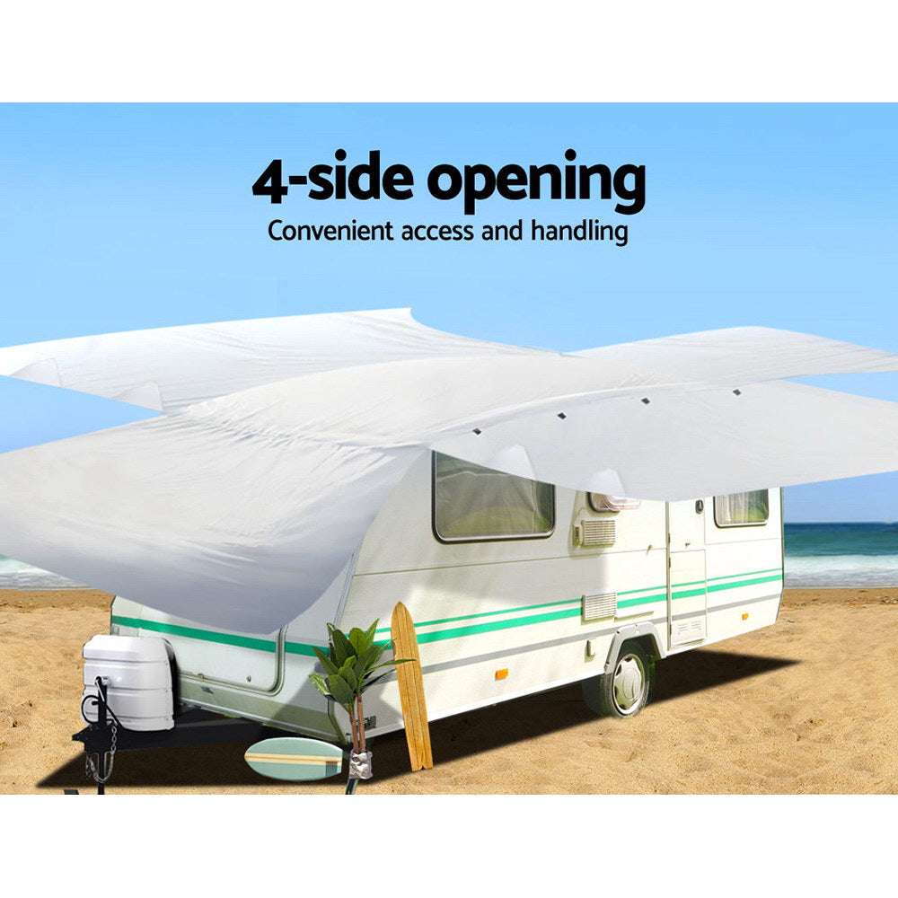 Weisshorn Caravan Cover 16-18ft - Grey, view 6