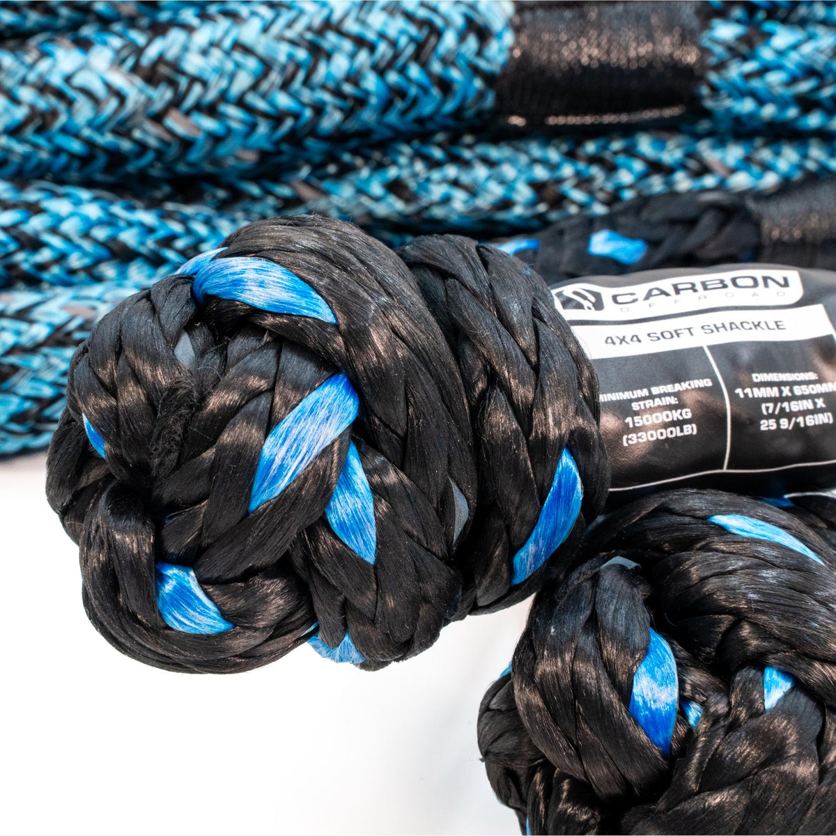 4x4 Vehicle Recovery Rope and Soft Shackle Combo, view 3
