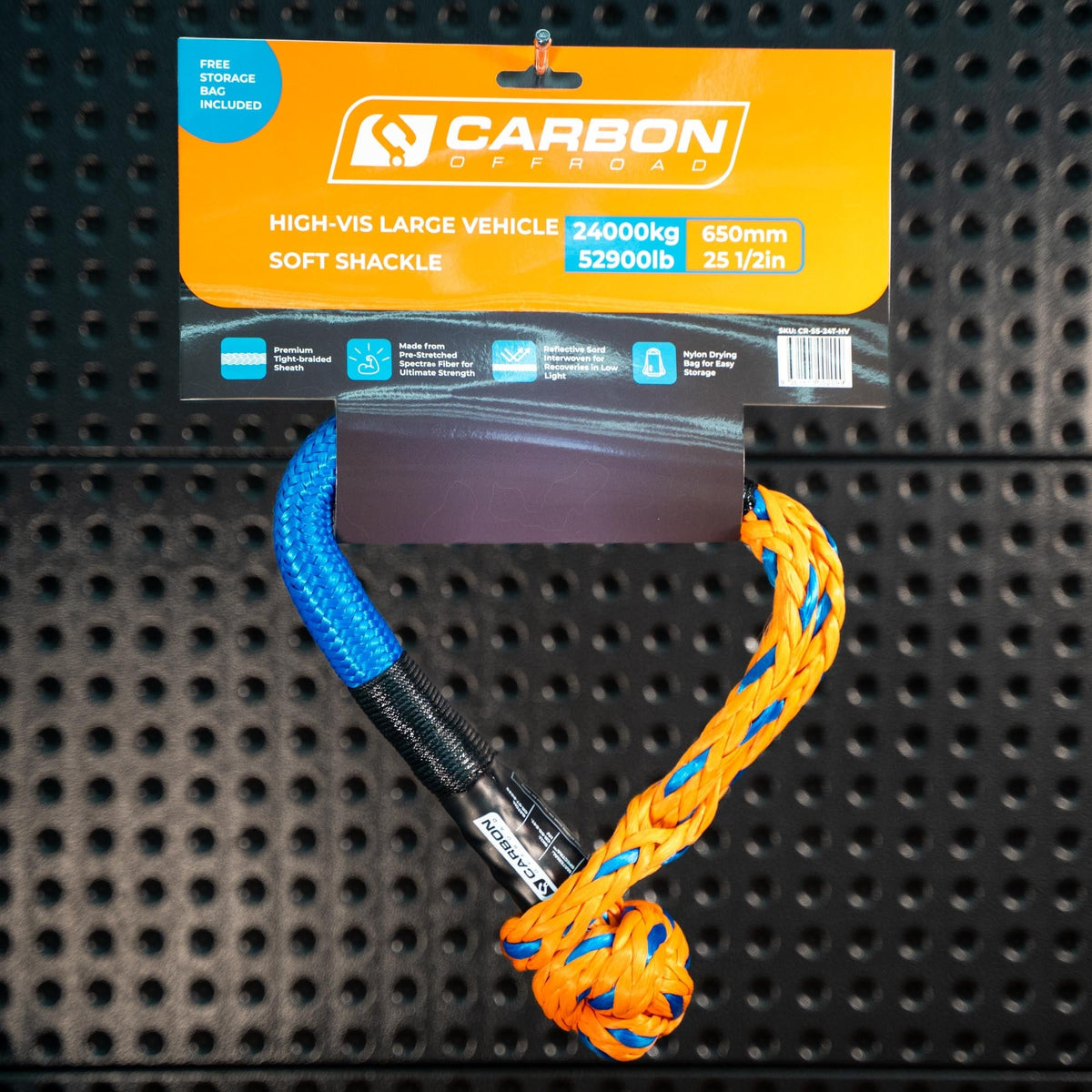 Large Vehicle High-Vis Soft Shackle, view 5