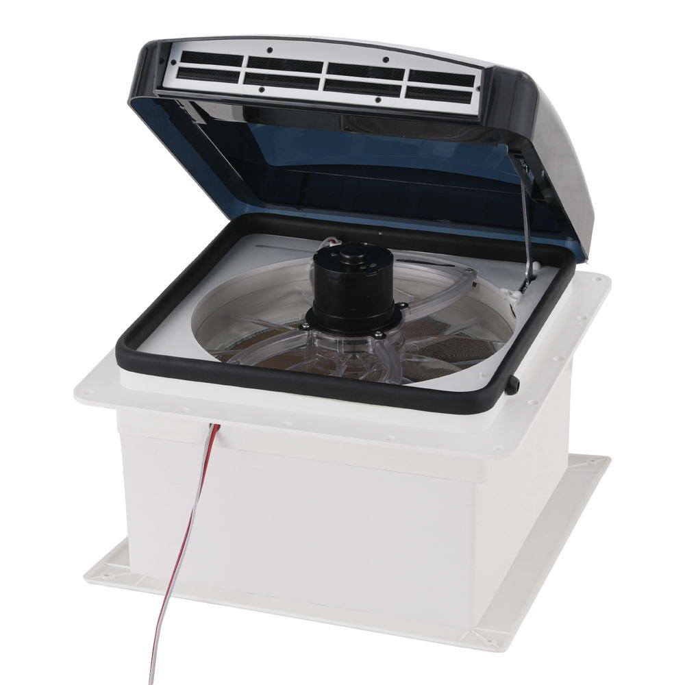 12V Caravan Roof Vent with Reversible Fan
