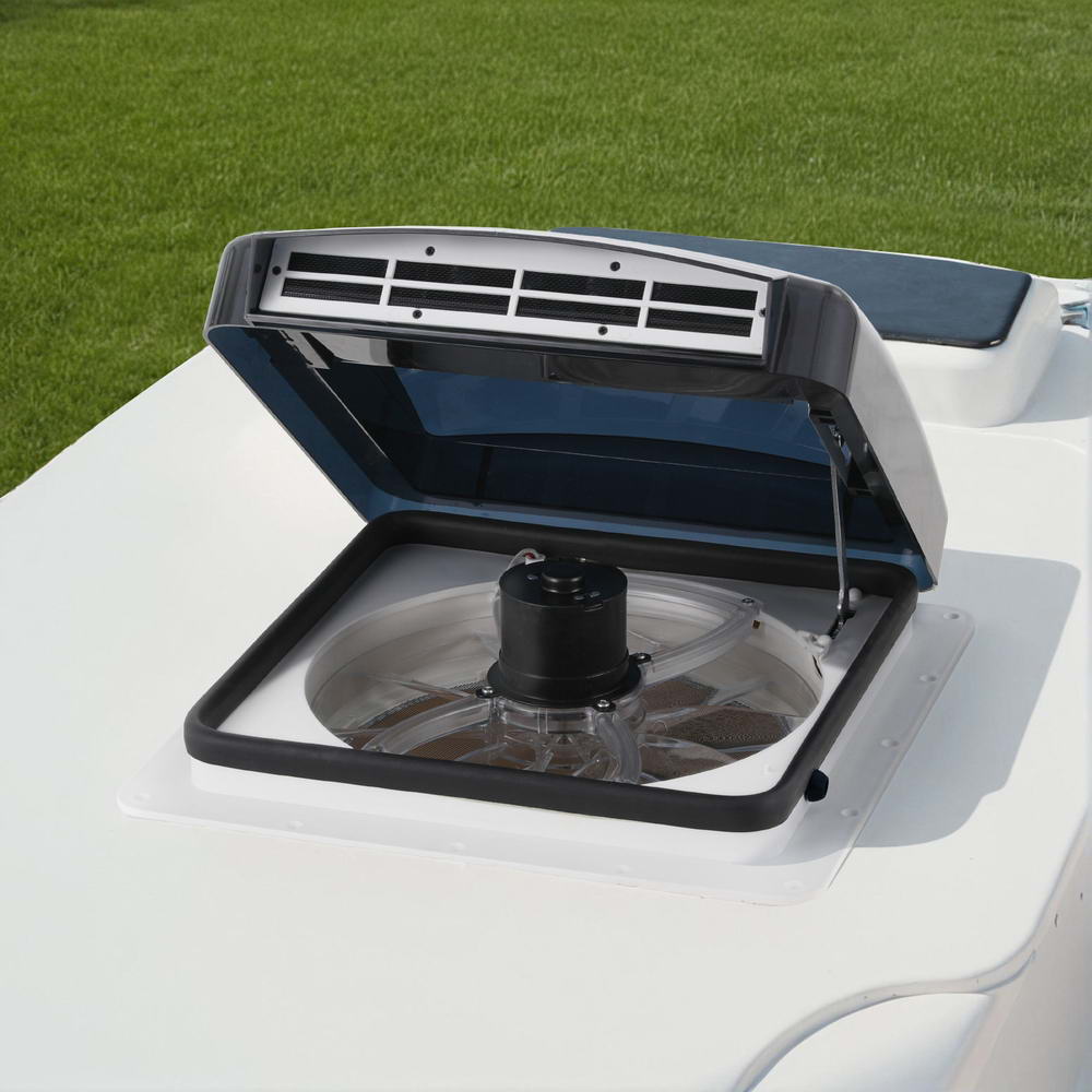 12V Caravan Roof Vent with Reversible Fan, view 8