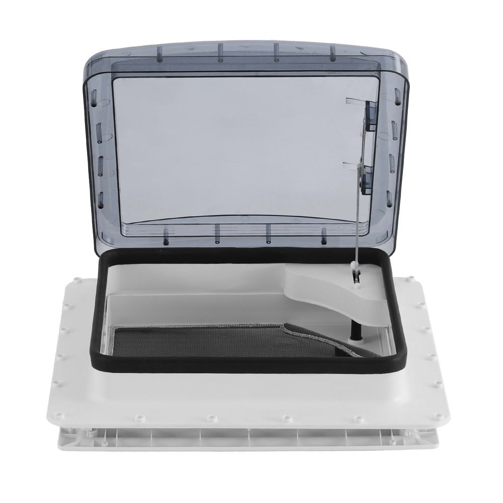 Weisshorn Caravan Roof Vent Hatch - White/Black, view 2