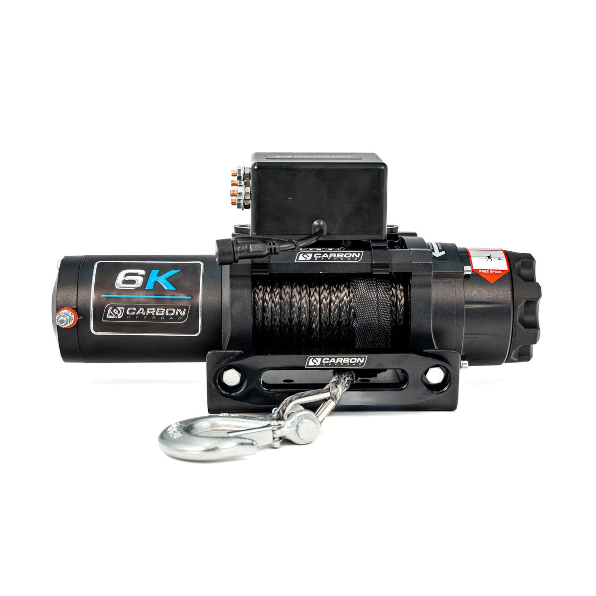 Carbon Offroad 6000lb ATV - Small 4X4 Winch, view 4