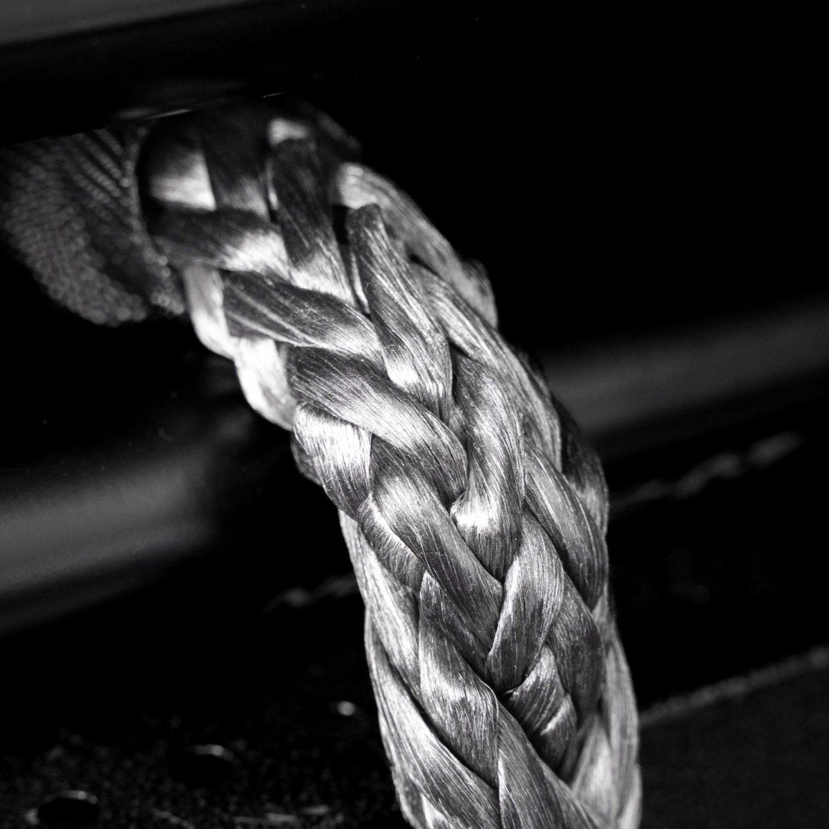 Carbon Offroad 26m x 12mm Standard Winch Rope Kit - Black, view 2
