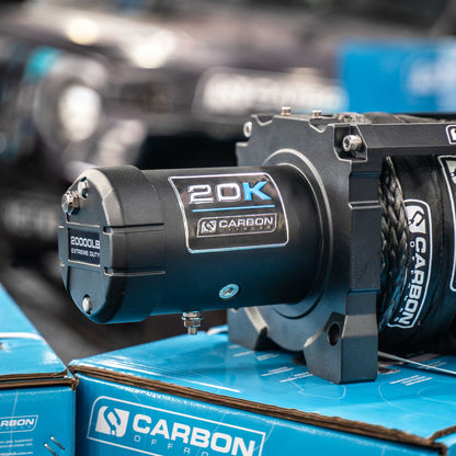 Carbon Scout Pro 20000lb Extreme Duty Truck Winch 24V, view 9