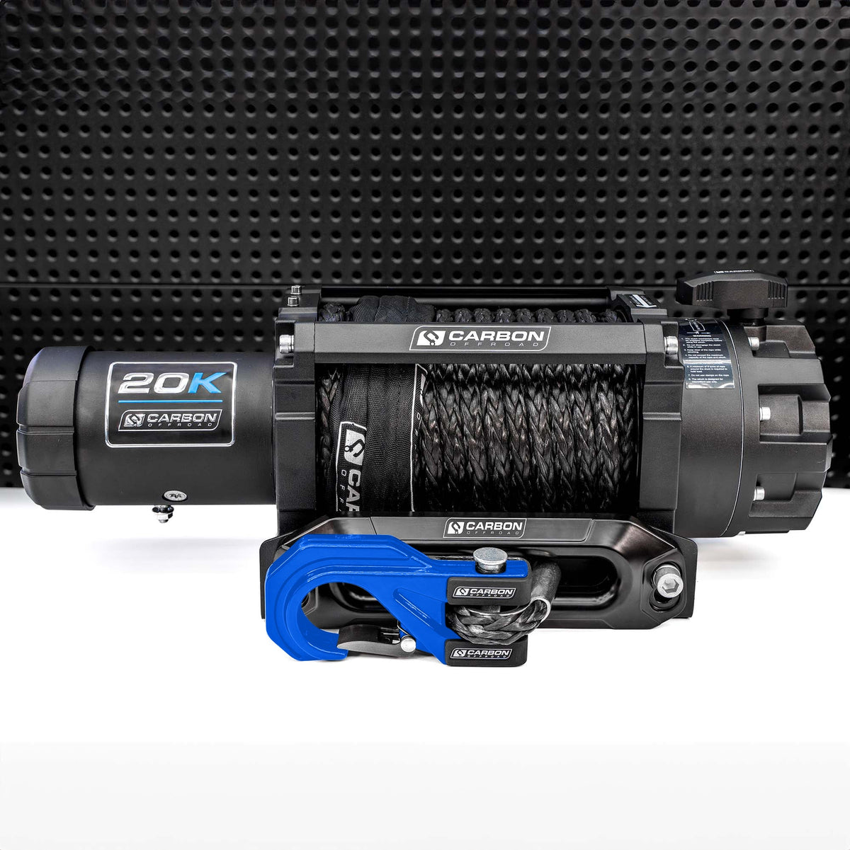 Carbon Scout Pro 20000lb Extreme Duty Truck Winch 24V