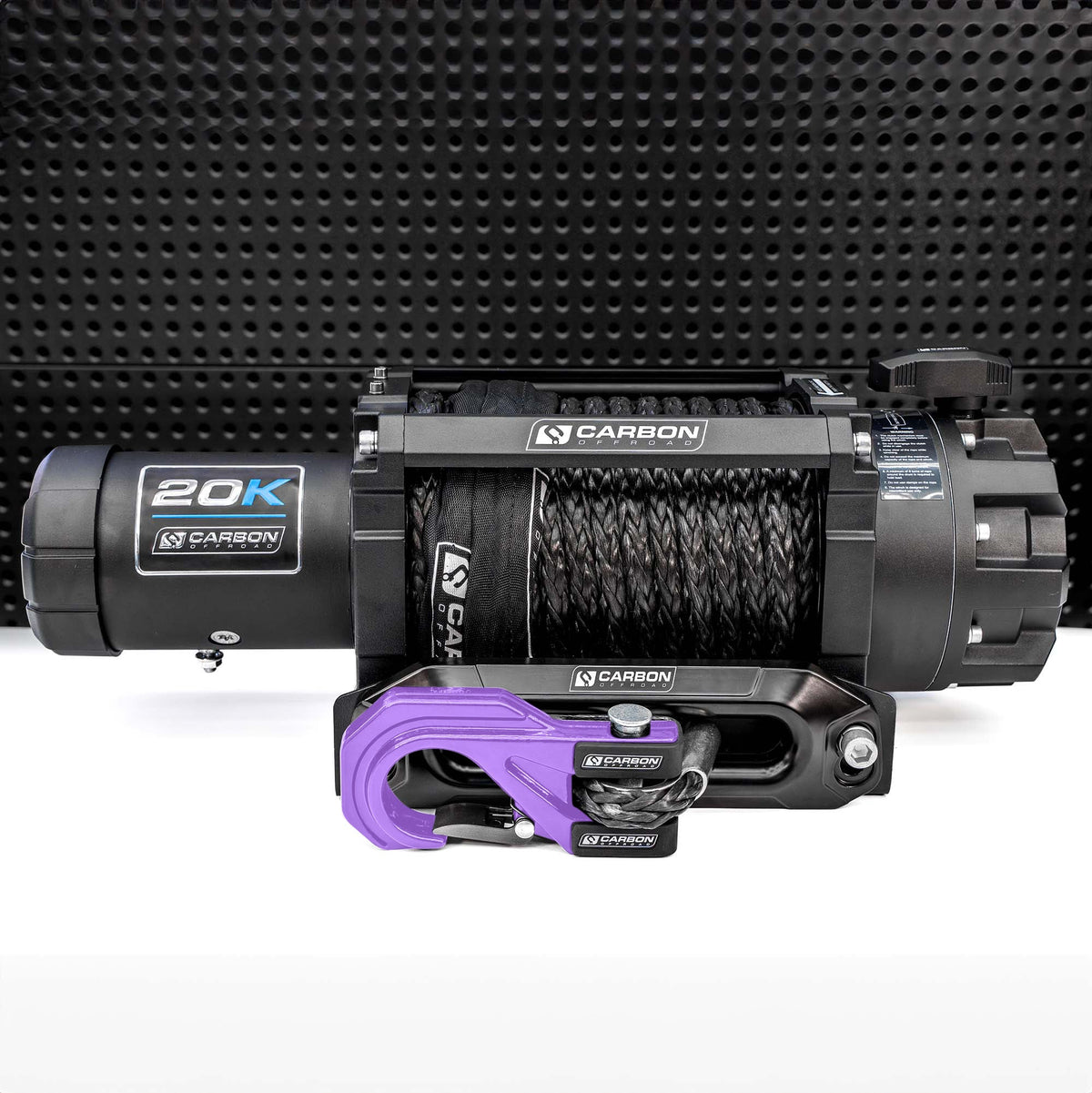 Carbon Scout Pro 20000lb Extreme Duty Truck Winch 24V
