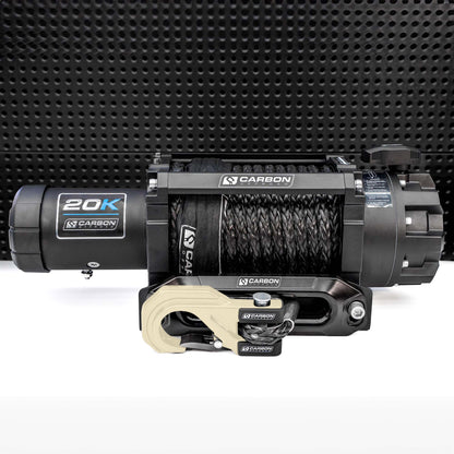 Carbon Scout Pro 20000lb Extreme Duty Truck Winch 24V