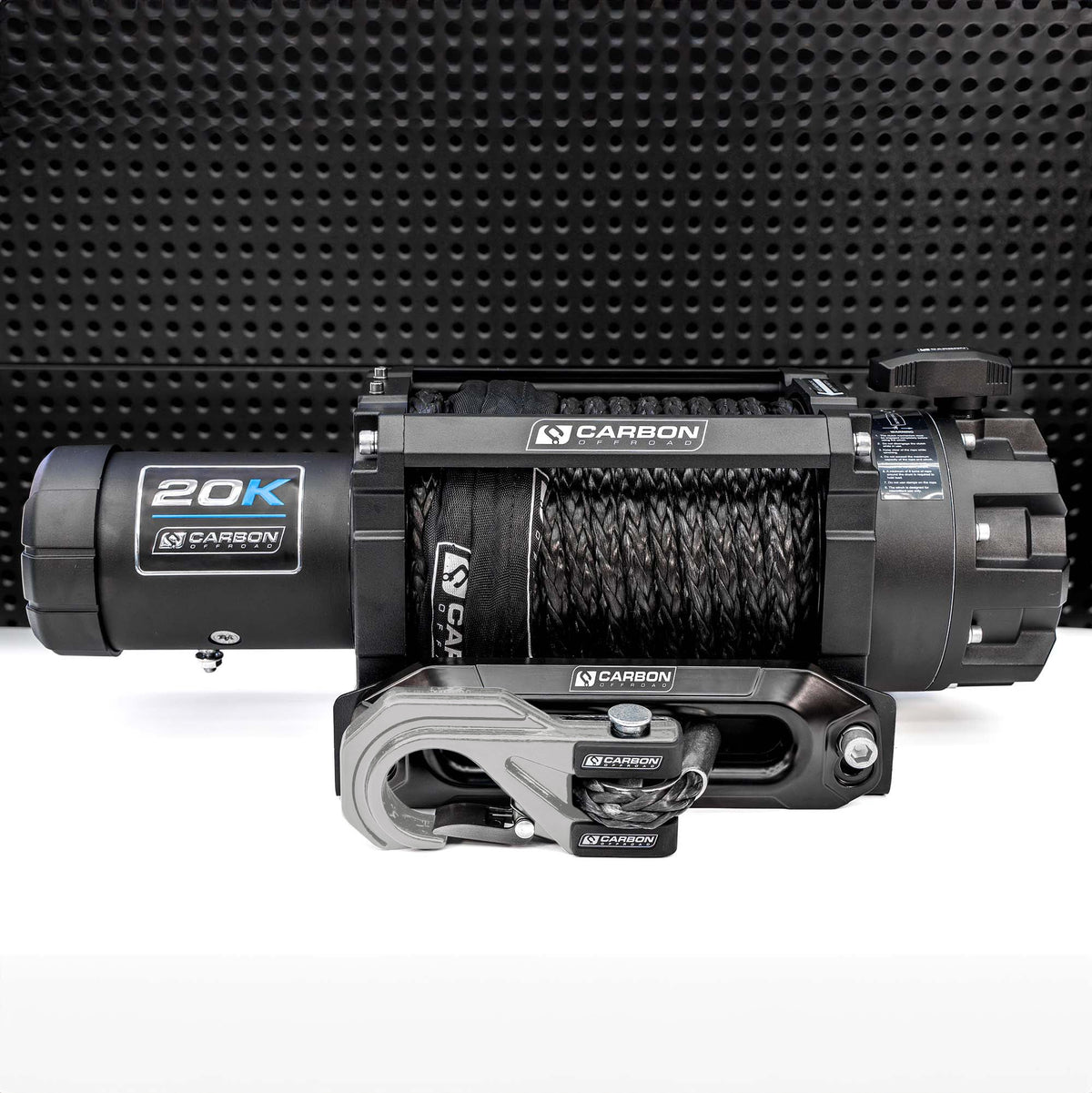 Carbon Scout Pro 20000lb Extreme Duty Truck Winch 24V