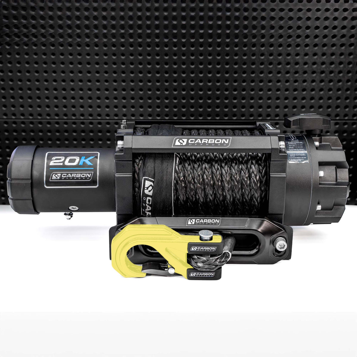 Carbon Scout Pro 20000lb Extreme Duty Truck Winch 24V