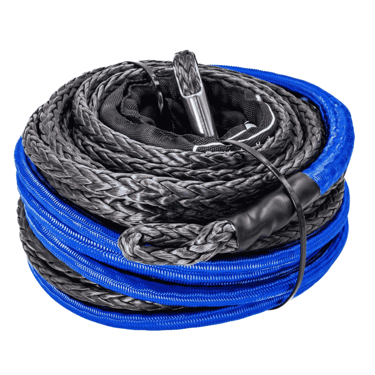 Carbon Winch 12000lb 24m x 10mm Black Winch Rope Replacement, view 2