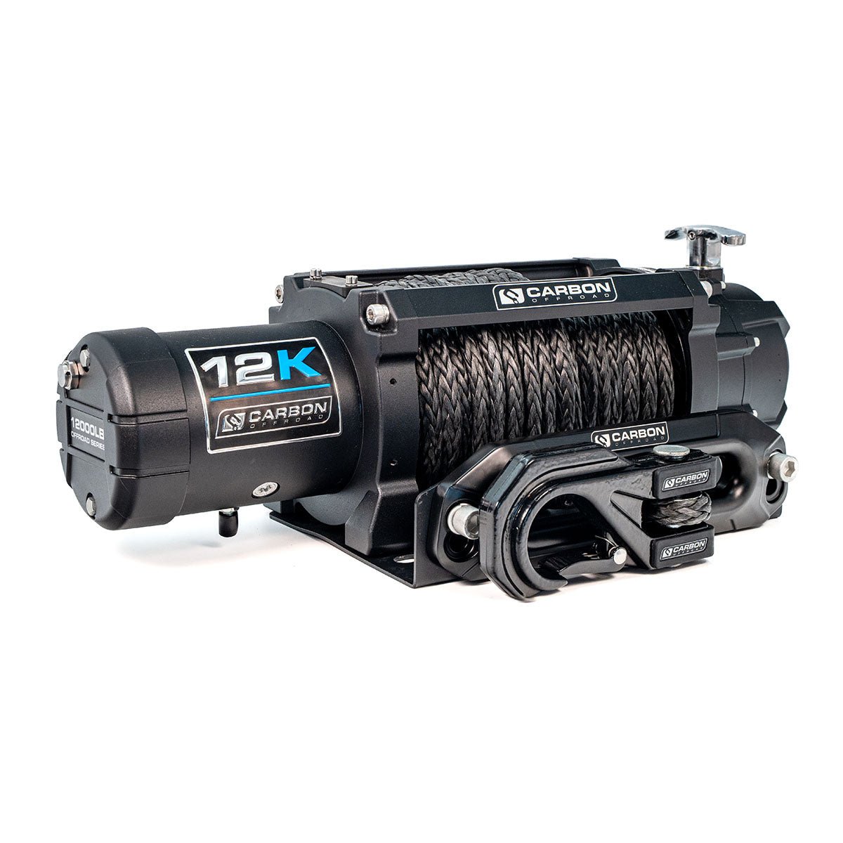 Carbon 12K - 12000lb Winch V3X with MegaPro Hook, view 2
