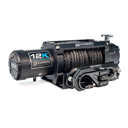 Carbon 12K - 12000lb Winch V3X with MegaPro Hook, view 2