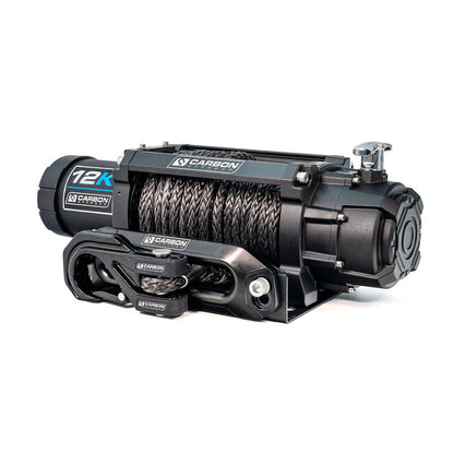 Carbon 12K - 12000lb Winch V3X with MegaPro Hook, view 4
