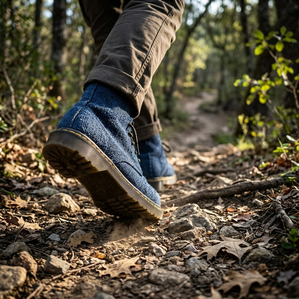 Vegan Hemp Hiking Boots - Namaste Artisans, view 5