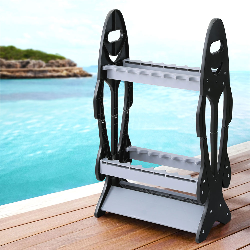 16-Rod Freestanding Fishing Rod Storage Rack, view 7