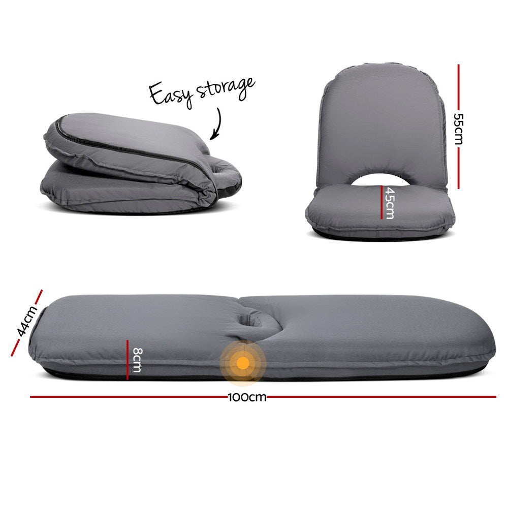Artiss Foldable Floor Sofa Chair – Adjustable Lounge, view 2