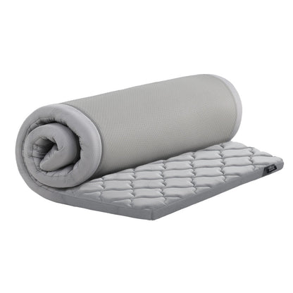 Single Foldable Camping Mattress - Giselle Bedding Grey