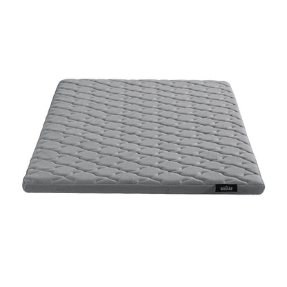 Single Foldable Camping Mattress - Giselle Bedding Grey, view 3