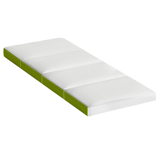 Foldable Single Foam Mattress – Green