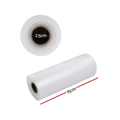 Vacuum Sealer Bag Rolls 15cm x 6m - 2 Pack, view 2