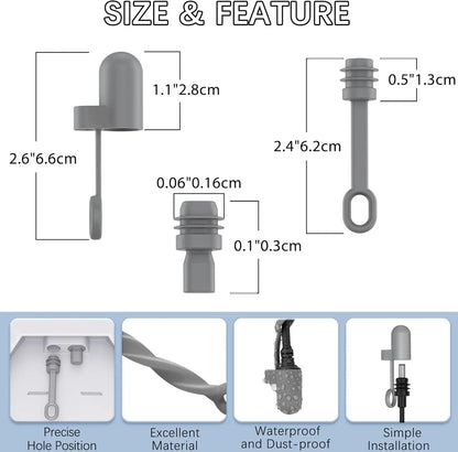 Outcamp Silicone Plug Protection Kit for Starlink Mini, view 2