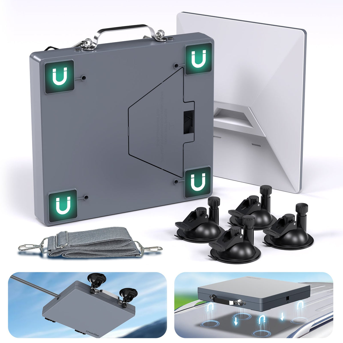Outcamp 5-in-1 Protective Mounting Case for Starlink Mini, view 3