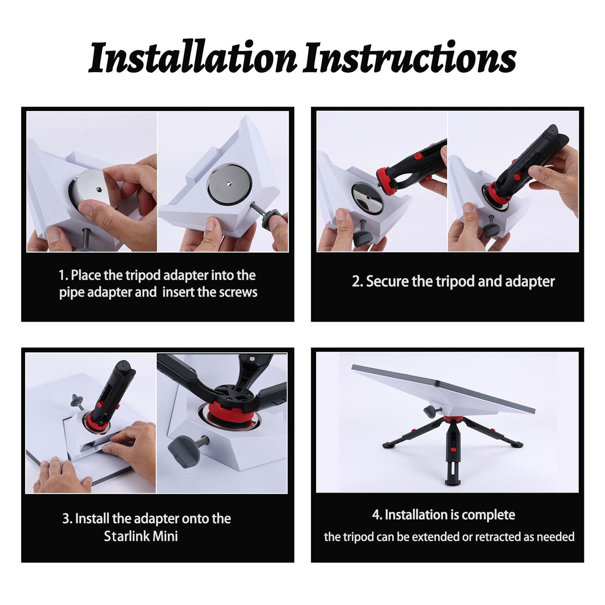 Outcamp Tripod Mount Kit for Starlink Mini, view 5