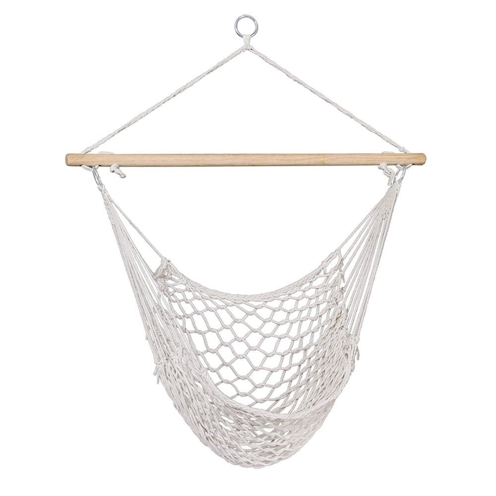 Gardeon Mesh Hammock Chair – Cream, view 3