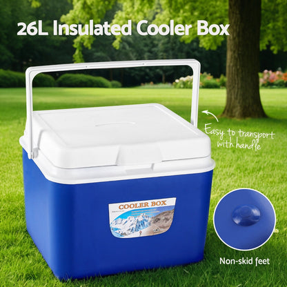 Glacio 26L Ice Cooler Box - Blue, view 4