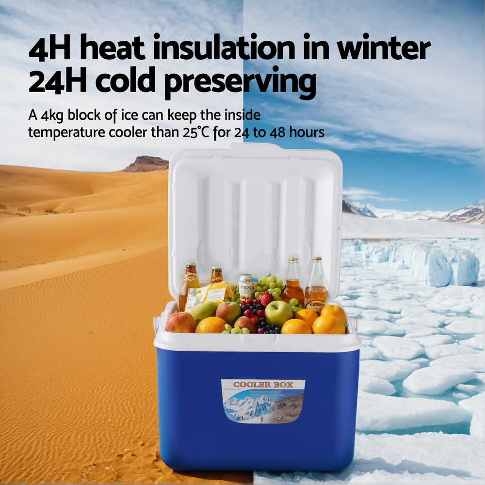 Glacio 26L Ice Cooler Box - Blue, view 6