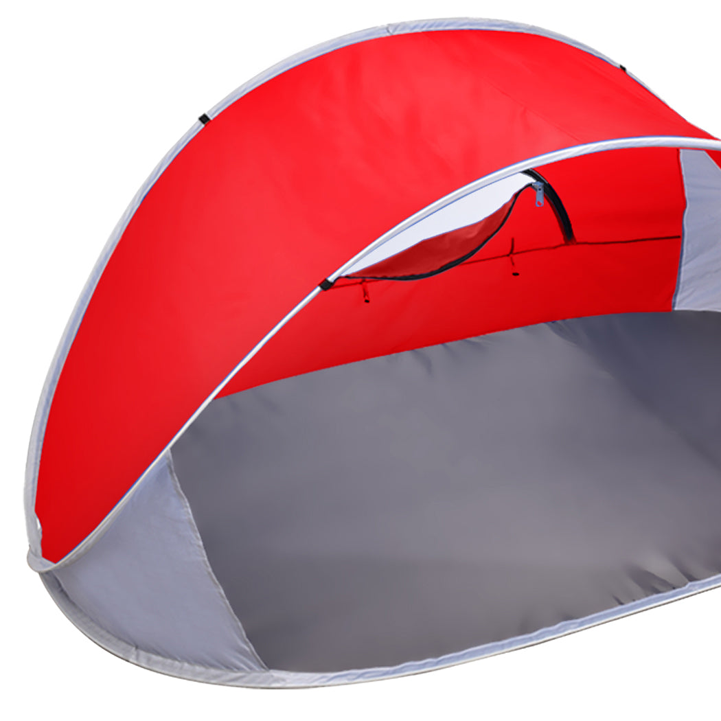 Mountview Pop Up Tent Camping Beach Red, view 5