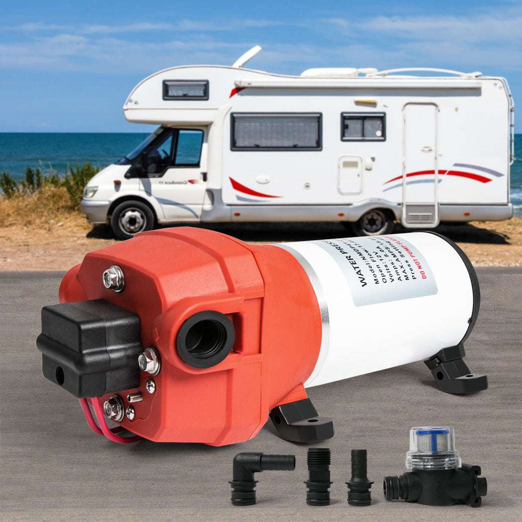 Caravan Water Pump 40PSI Pressure 12V, view 7