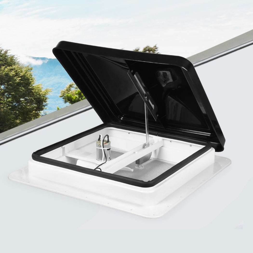 Manan Caravan Roof Vent 12V Fan RV Black, view 7