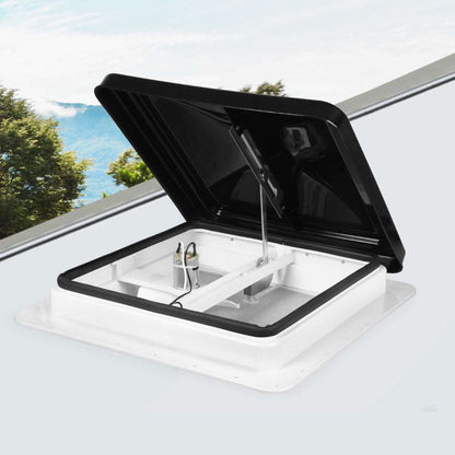 Manan Caravan Roof Vent 12V Fan RV Black, view 7