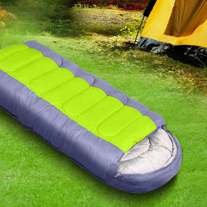 Mountview Sleeping Bag Outdoor Camping Grey, view 7